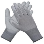 Anti-Cutting Gloves, Grey PU Coated